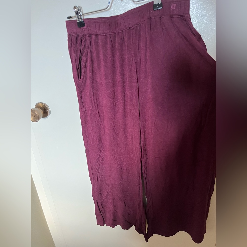 Shimera Wide Leg Cropped Soft Pants